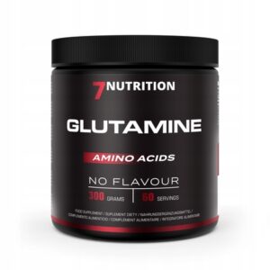 7NUTRITION GLUTAMINE 300G Czysta AMINOKWAS REGENERACJA TAURYNA ODPORNOŚĆ